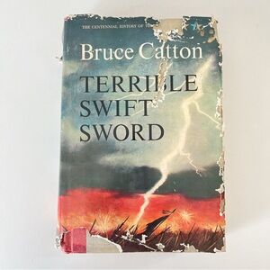 Terrible Swift Sword by Bruce Catton (1963, HCDJ) Doubleday 1st Edition